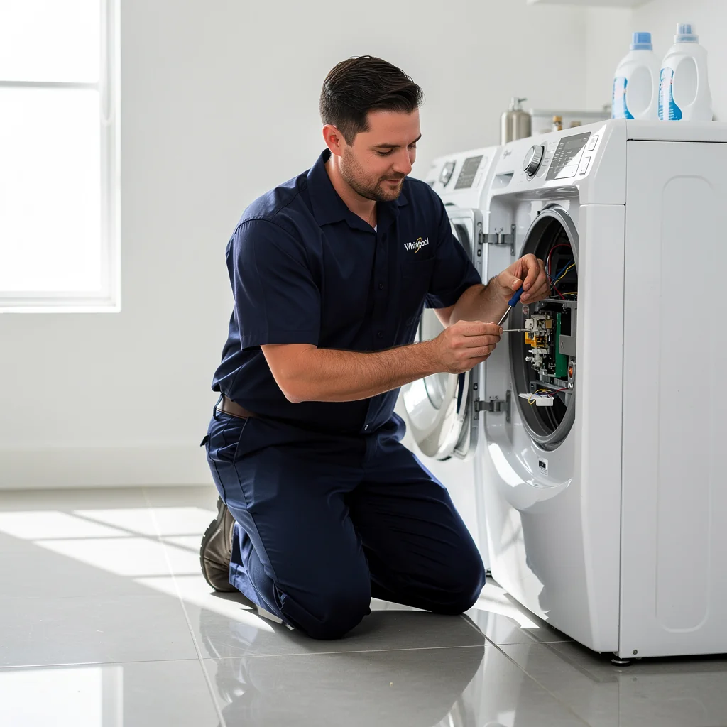 Professional dryer maintenance and heating element testing
